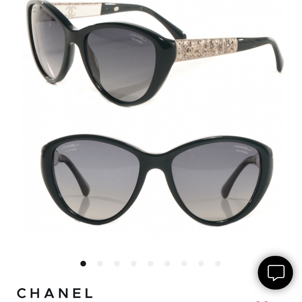 SUPER RARE Gilded Chanel Sunglasses
